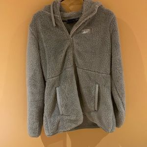 Reebok Grey Zip Up Hoodie
